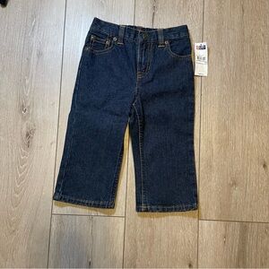 Chaps 18 Months NWT Jeans Versatile Dark Wash Playwear Staple Vintage Look Denim